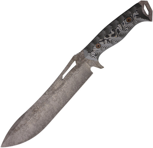 Dawson Knives Archangel Fixed Blade Knife / Gray/Black — CPM MagnaCut [DW60844] — product view 1