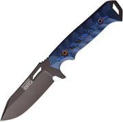 Dawson Knives Shepherd Fixed Blade Knife / Black/Blue — CPM MagnaCut [DW83793] — product view 1