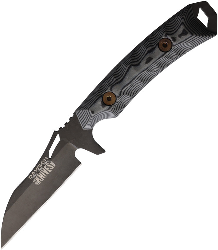 Dawson Knives Revelation Fixed Blade Knife / Black/Gray — CPM MagnaCut [DW84004] — product view 1