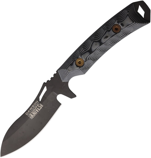 Dawson Knives Harvester Fixed Blade Knife / Black/Gray — CPM MagnaCut [DW84158] — product view 1