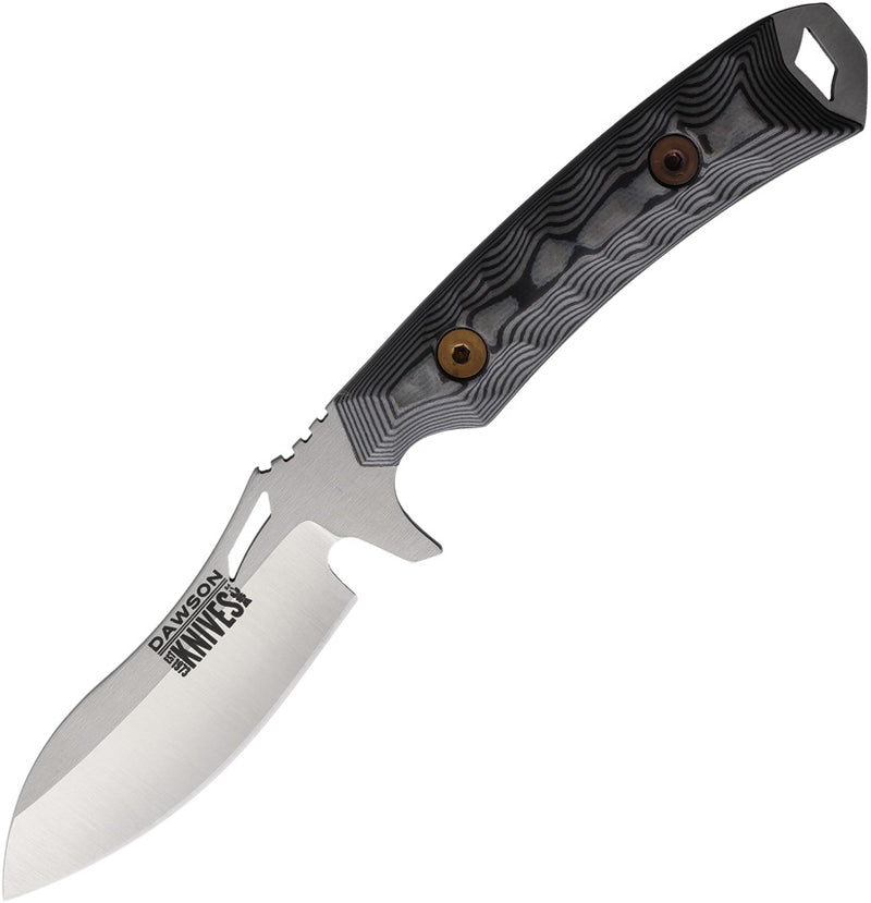 Dawson Knives Harvester Fixed Blade Knife / Gray — CPM MagnaCut [DW84202] — product view 1