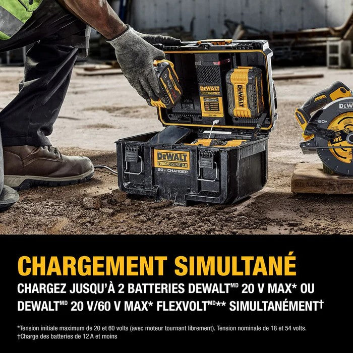 DEWALT DWST08050 TOUGHSYSTEM 20V Dual Port Charger