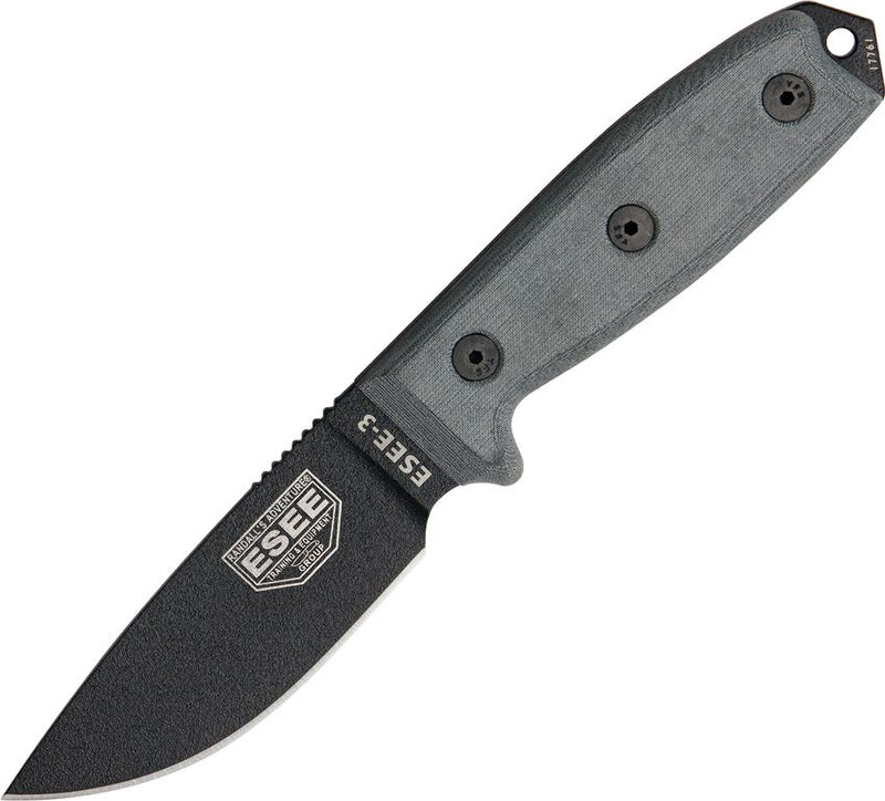 ESEE Model 3 Standard Edge Outdoor Tool [ESEE-3P-B]