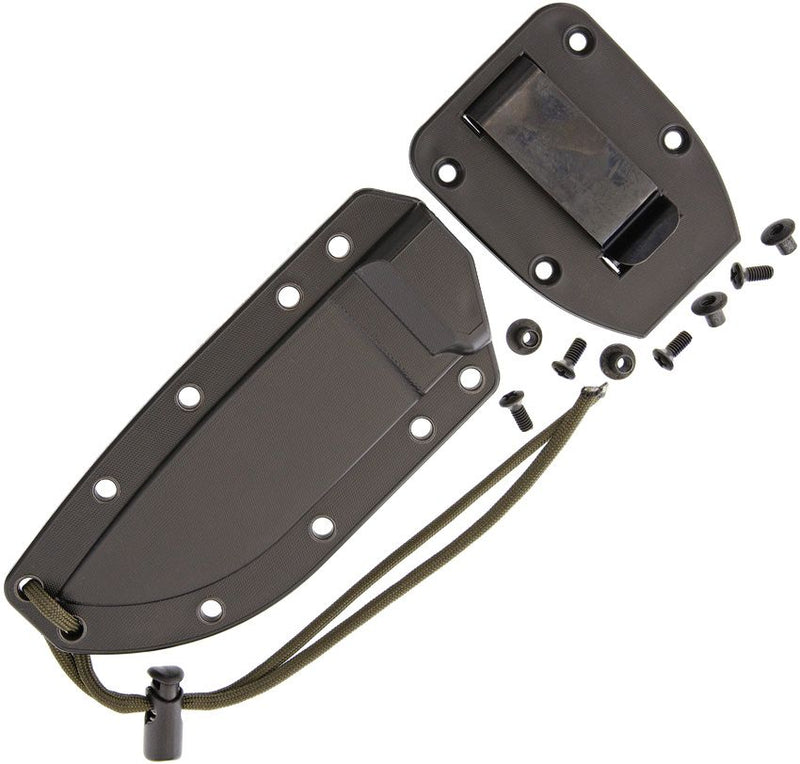 ESEE Model 4 Carbon Steel Plain Fixed Blade Knife [ESEE-4P-B]