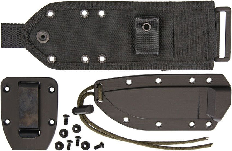 ESEE Model 4 Stainless Plain Fixed Blade Knife [ESEE-4P-MB-B]