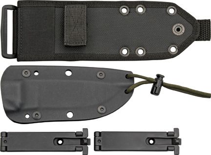 ESEE Model 4 Plain Edge Fixed Blade Knife [ESEE-4P-MB-OD]