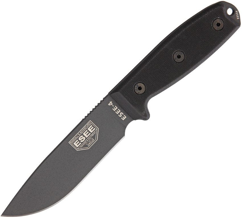 ESEE Model 4 Gunsmoke Fixed Blade Knife [ESEE-4P-TG-B]