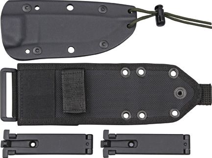 ESEE Model 4 Part Serrated Fixed Blade Knife [ESEE-4S-MB-DT]