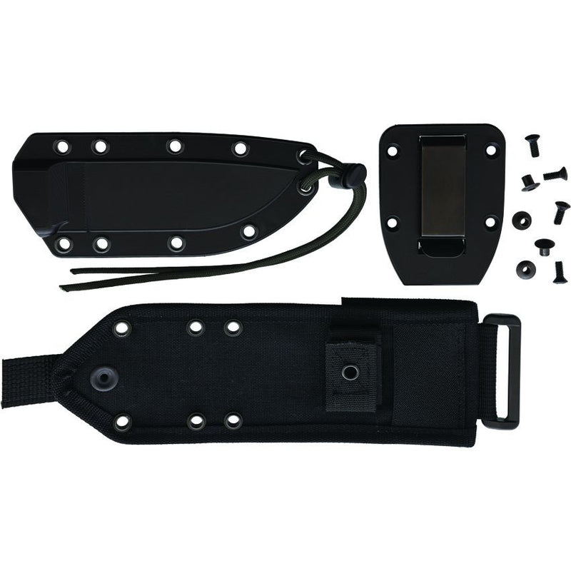 ESEE Model 4 Part Serrated Fixed Blade Knife [ESEE-4S-MB-OD]