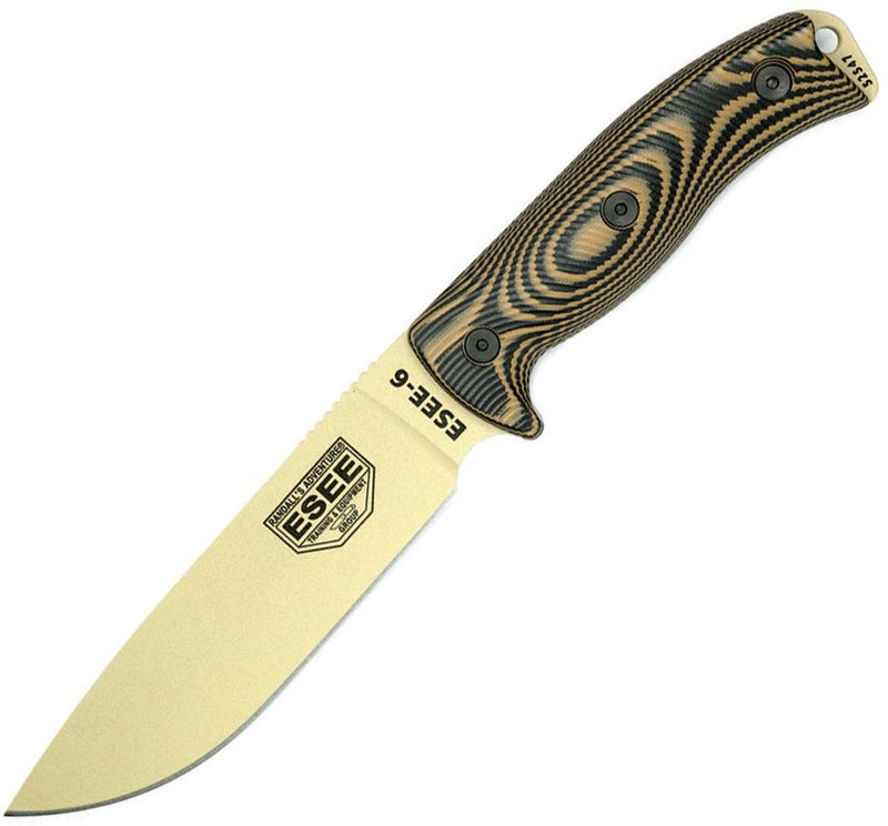 ESEE Model 6 Fixed Blade Tan Fixed Blade Knife [6PDT-005]