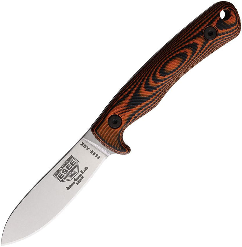 ESEE Ashley Emerson Game Knife S35V Fixed Blade Knife [ESEE-AGK35V-OR]
