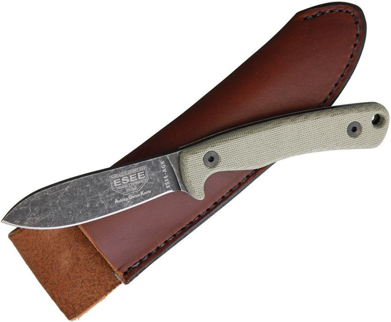 ESEE Ashley Emerson Game Knife Fixed Blade Knife [ESEE-AGK]