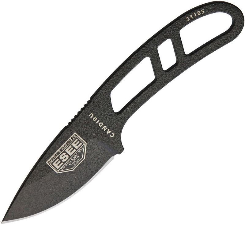 ESEE Candiru Series Black Fixed Blade Knife [CAN-B-E]