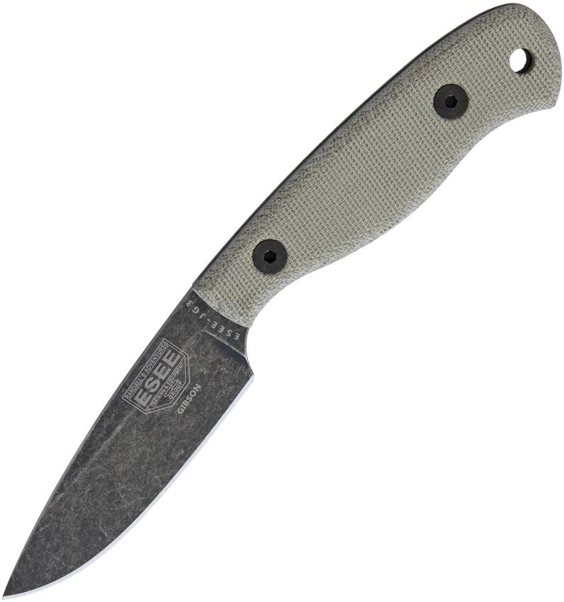 ESEE Camp Lore James Gibson Fixed Blade Knife [ESEE-JG3-BO]