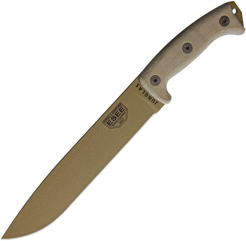 ESEE Junglas Dark Earth Fixed Blade Knife [JUNGLAS-DE-E]