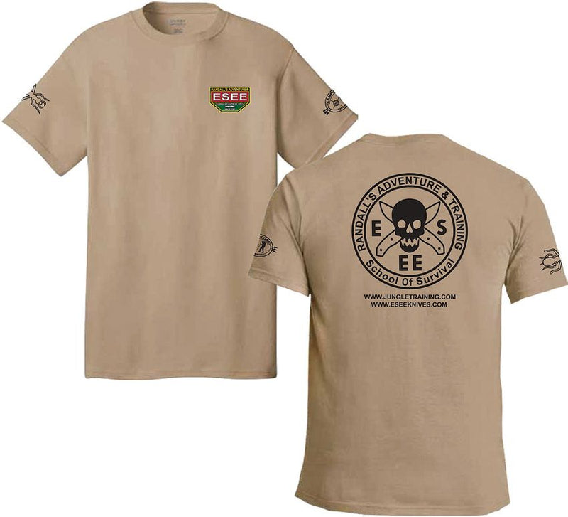 ESEE Training T Shirt L Brown Accessory [T-SHIRT-BRN-LG]