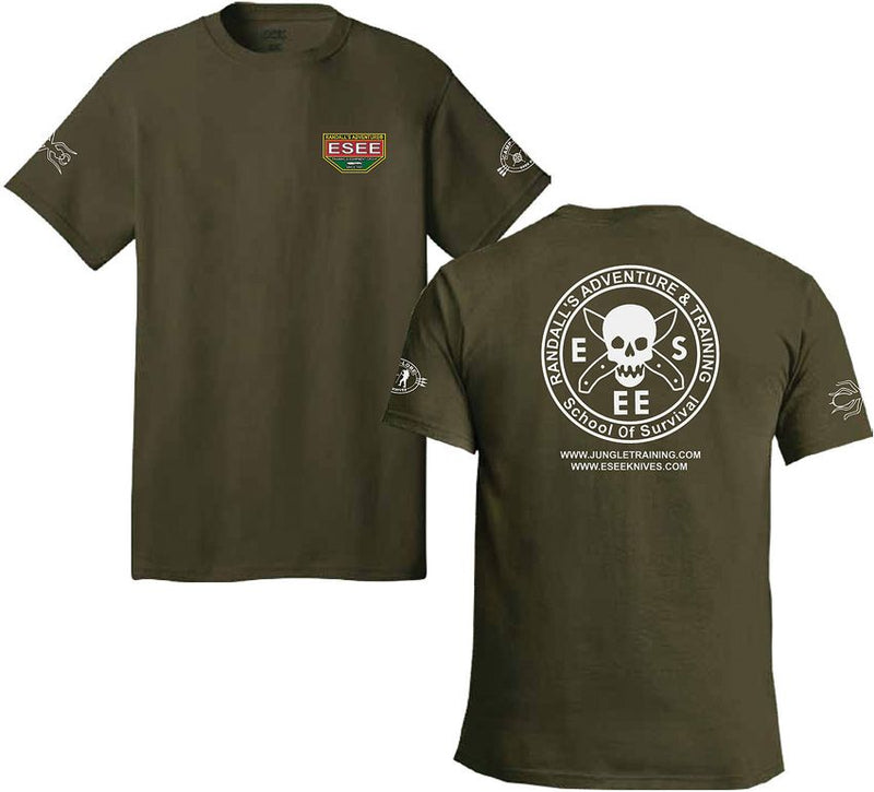 ESEE Training T Shirt L Green Accessory [T-SHIRT-GR-LG]
