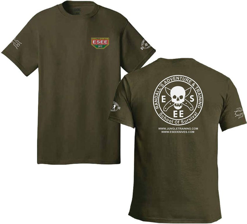 ESEE Training T Shirt S Green Accessory [T-SHIRT-GR-SM]
