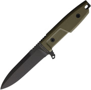 Extrema Ratio E.C.M. Cobra Black G10 (4.13" Bohler N690 stainless) Fixed Blade Knife [04.1000.0095/BLK] - product view 1