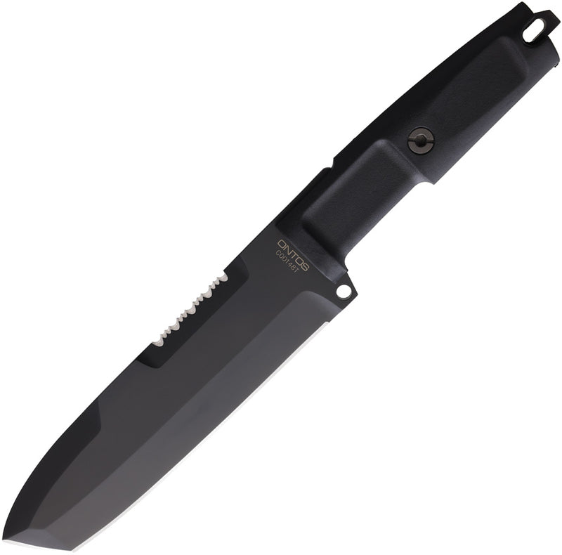Extrema Ratio Ontos Black Forprene (6.63" Bohler N690 stainless) Fixed Blade Knife [04.1000.0127/BLK-NK] - product view 1