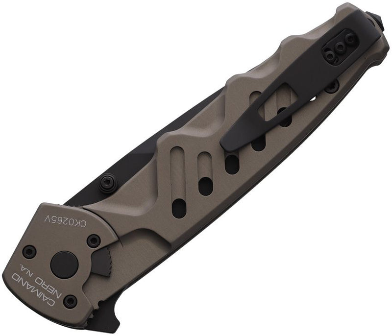 Extrema Ratio Caimano Nero N.A. Linerlock [04.1000.0166/BLK/TM]