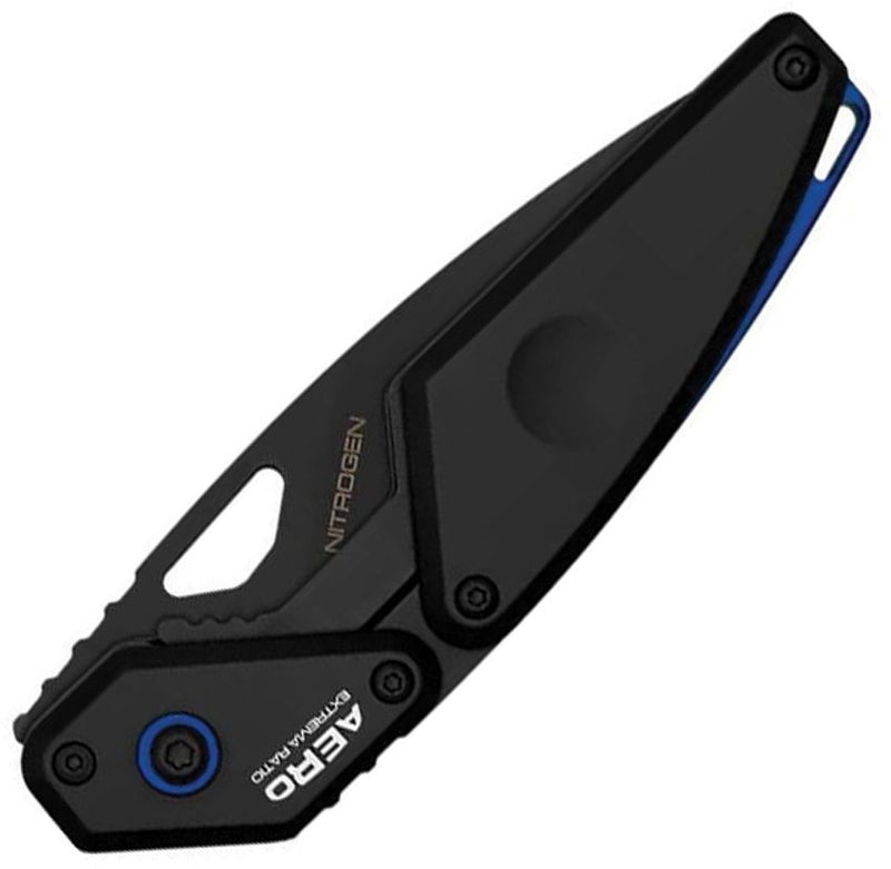 Extrema Ratio Aero Linerlock Black Blue [04.1000.0182/NIT/BLK/A1/A9]