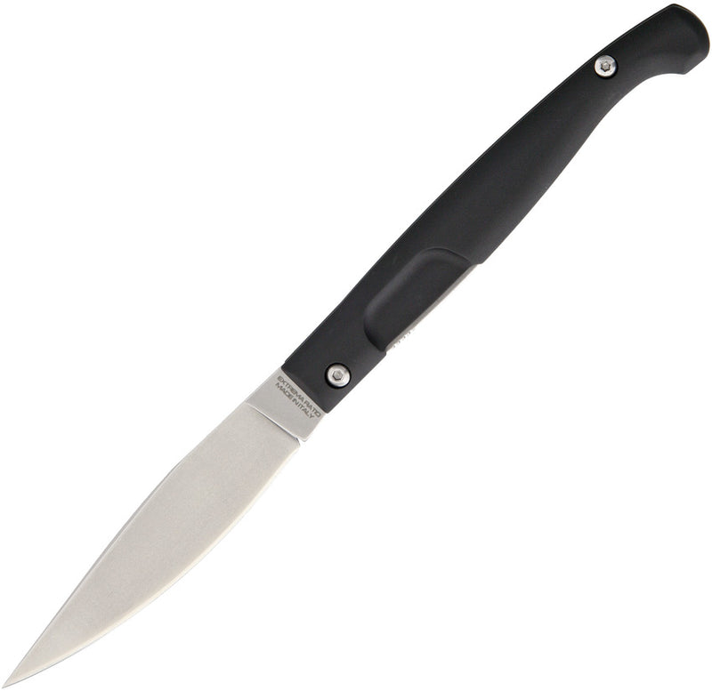 Extrema Ratio Resolza S Black Aluminum (3.00" Stonewash finish Stainless) Folding Knife [04.1000.0362/SW] - product view 1
