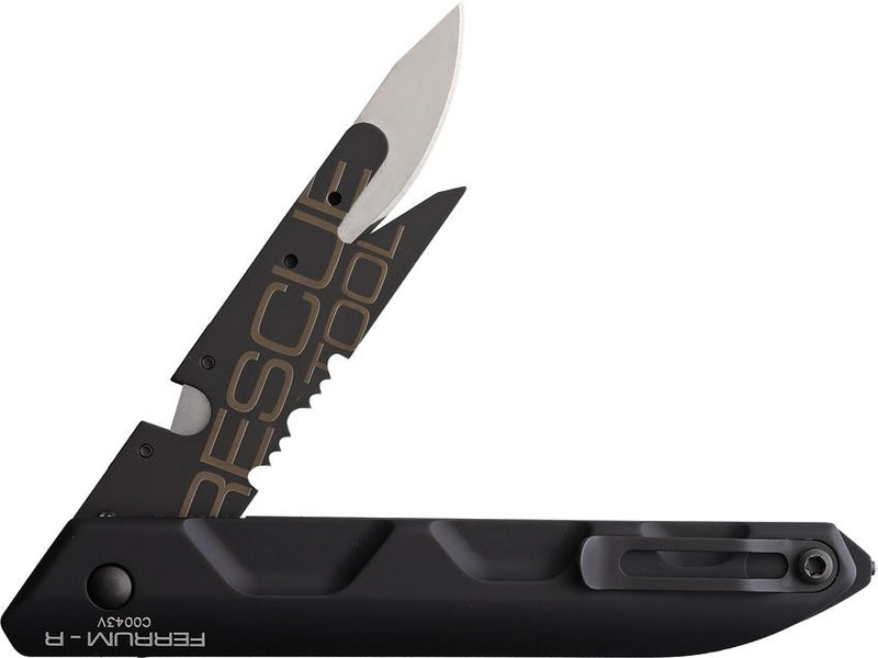 Extrema Ratio Ferrum Rescue Linerlock Black [04.1000.0365/BLK/BLK]