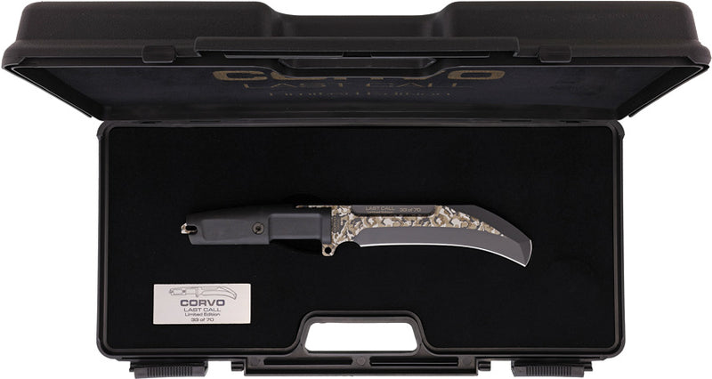 Extrema Ratio Corvo Last Call Black Forprene (7.00" Bohler N690 stainless) Fixed Blade Knife [04.1000.0442/BLK/SE] - product view 3