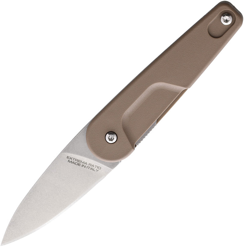 Extrema Ratio BDO R Brown Nylon (2.38" Bohler N690 stainless) Folding Knife [04.1000.0459/DW] - product view 1