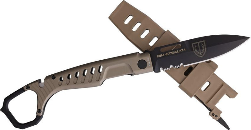 Extrema Ratio MH-Stealth Linerlock Folding Knife [04.1000.0483/BLK/TM]