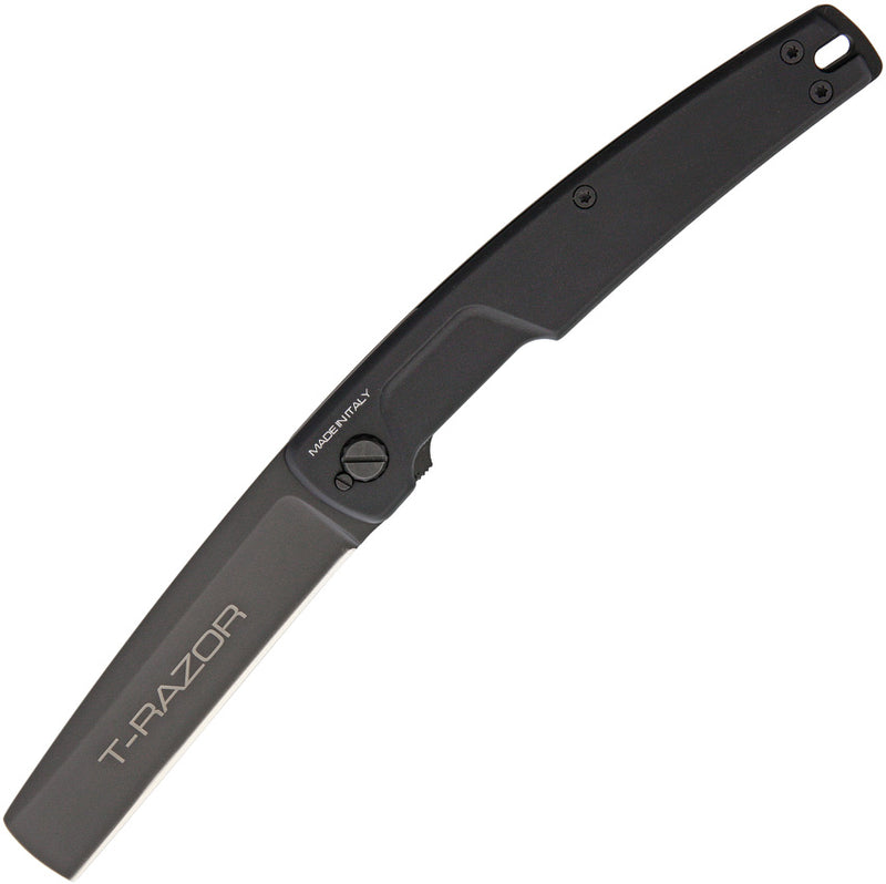 Extrema Ratio T-Razor Black N690 Aluminum Folding Knife [04.1000.0138/BLK] - product view 1