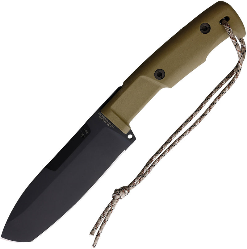 Extrema Ratio Selvan Desert Tan Handle Brown Forprene (6.25" Bohler N690 stainless) Fixed Blade Knife [129SELVDKN] - product view 1
