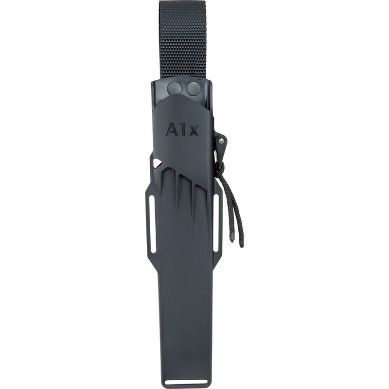 Fällkniven A1x Survival Knife Black — Laminate cobalt [FNA1XB] — product view 2