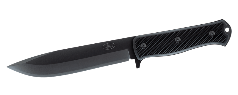 Fällkniven A1x Survival Knife Black — Laminate cobalt [FNA1XB] — product view 4