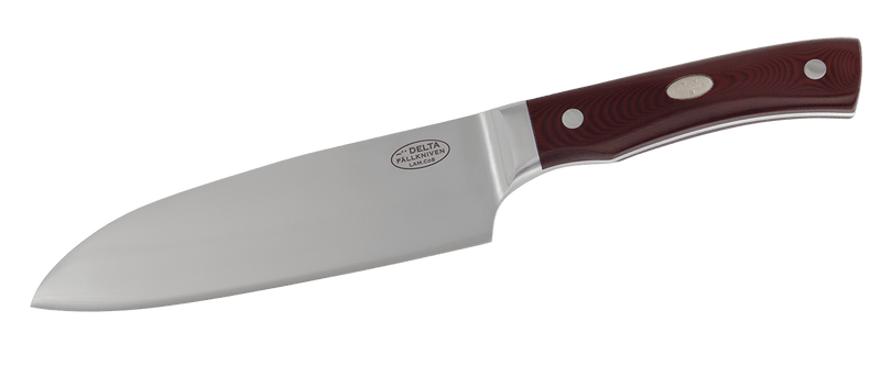 Fällkniven CMT Chefs Delta Knife — Laminate cobalt / Red [FNDELTA] — product view 2
