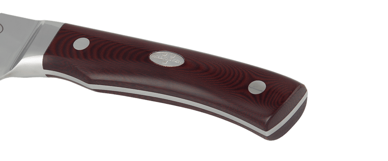 Fällkniven CMT Chefs Delta Knife — Laminate cobalt / Red [FNDELTA] — product view 4