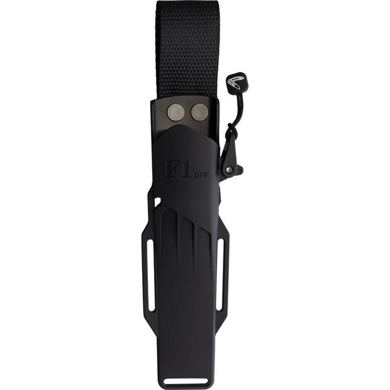 Fällkniven F1 Pro Fixed Blade Knife — Laminate cobalt / Black [FNF1PRO] — product view 2