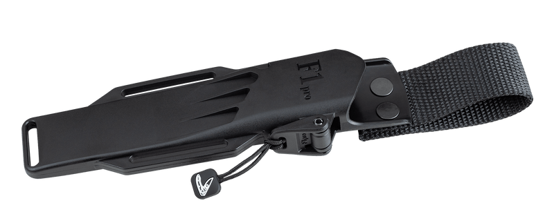 Fällkniven F1 Pro Fixed Blade Knife — Laminate cobalt / Black [FNF1PRO] — product view 7