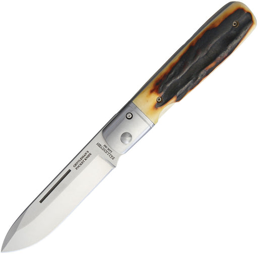 Fällkniven GP Stag Liner Lock Folding Knife — Laminate cobalt [FNGPS] — product view 1