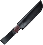 Fällkniven Hunter's Knife Maroon Micarta — CPM-3V / Red [FNHK6L] — product view 4