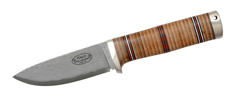 Fällkniven Idun Damascus - Northern Light Fixed Blade Knife — Cowry X Damascus [FNNL5CX] — product view 2
