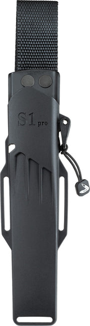 Fällkniven S1 Pro Fixed Blade Knife — Laminate cobalt / Black [FNS1PRO] — product view 2