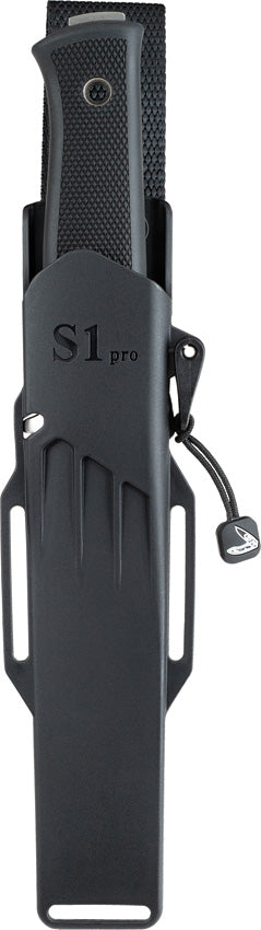 Fällkniven S1 Pro Fixed Blade Knife — Laminate cobalt / Black [FNS1PRO] — product view 3