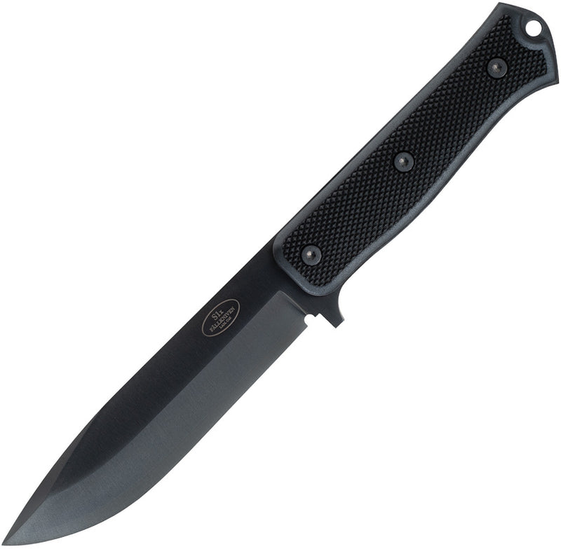 Fällkniven S1x Survival Knife Black — Laminate cobalt [FNS1XB] — product view 1