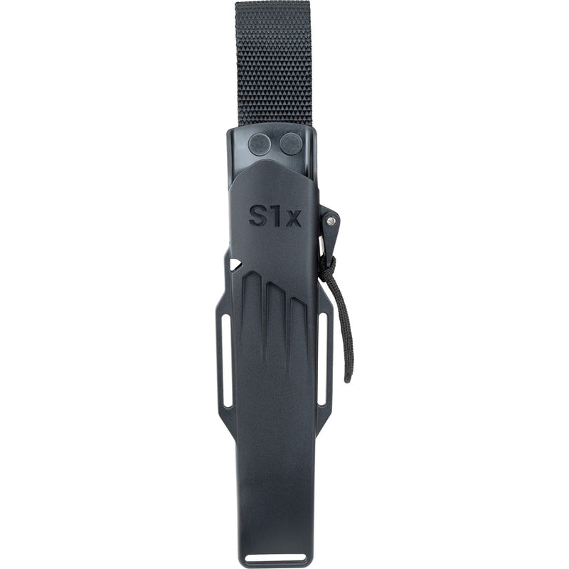 Fällkniven S1x Survival Knife Black — Laminate cobalt [FNS1XB] — product view 2