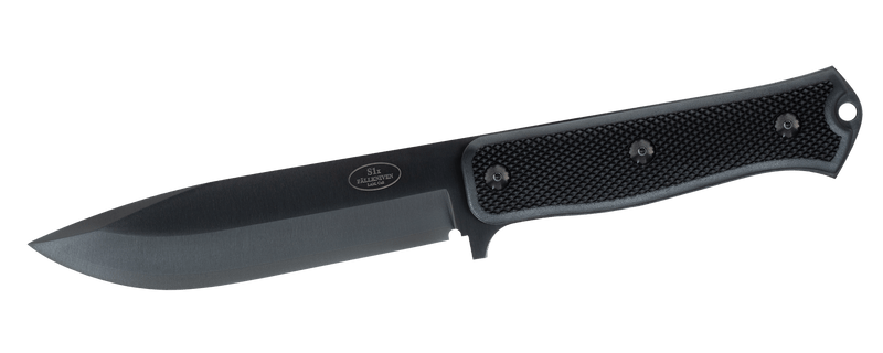 Fällkniven S1x Survival Knife Black — Laminate cobalt [FNS1XB] — product view 4
