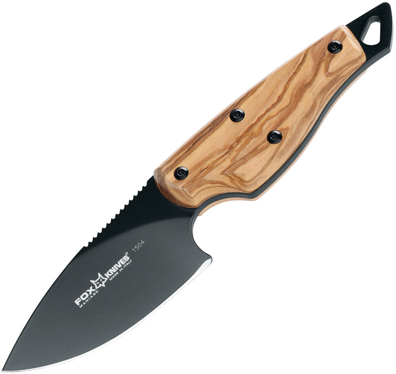 Fox Euro Hunter Olive Wood Fixed Blade Knife [FOX1504OL] — product view 1