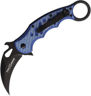 Fox Karambit Liner Lock Blue Twill Folding Knife [FOX479BLT] — product view 1