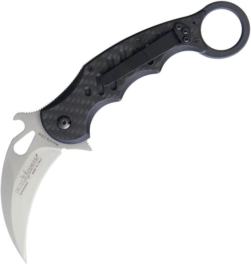 Fox Karambit Liner Lock Carbon Fiber Folding Knife [FOX479CG10SW] — product view 1